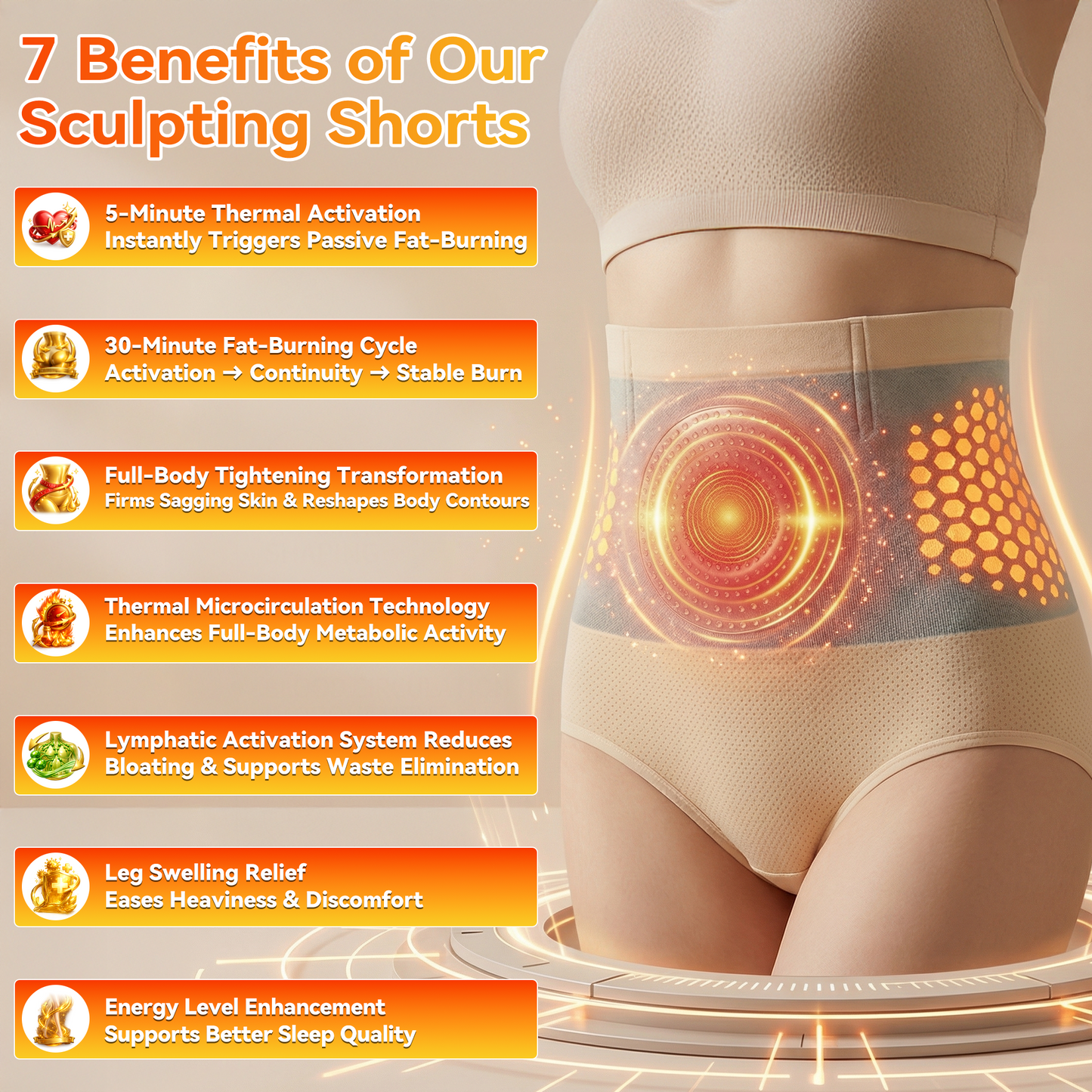 💦🍕BBOJI® 𝐌𝐨𝐫𝐢𝐧𝐠𝐚 & 𝐁𝐞𝐫𝐛𝐞𝐫𝐢𝐧𝐞 4‑In‑1 Micro‑Particle Sculpting & Fat‑Burn Shorts
