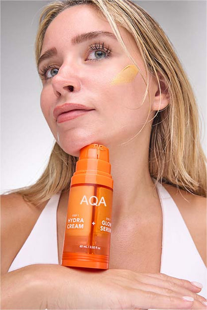 AQA ✨Official Flagship Store✨ Skin 2 en 1 Hydra Cream + Glow Serum✅