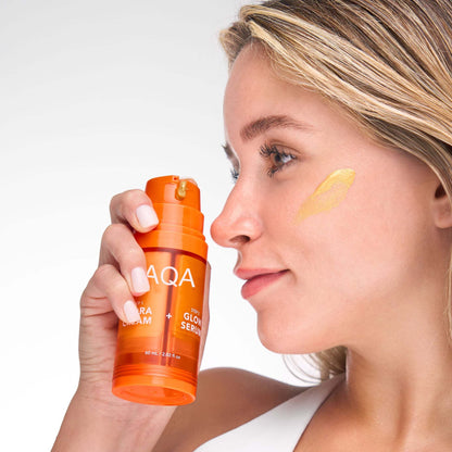 AQA ✨Official Flagship Store✨ Skin 2 en 1 Hydra Cream + Glow Serum✅