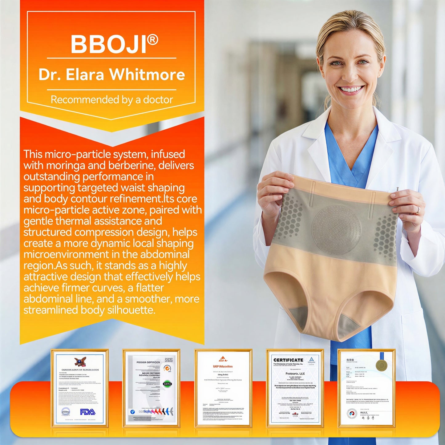 💦🍕BBOJI® 𝐌𝐨𝐫𝐢𝐧𝐠𝐚 & 𝐁𝐞𝐫𝐛𝐞𝐫𝐢𝐧𝐞 4‑In‑1 Micro‑Particle Sculpting & Fat‑Burn Shorts